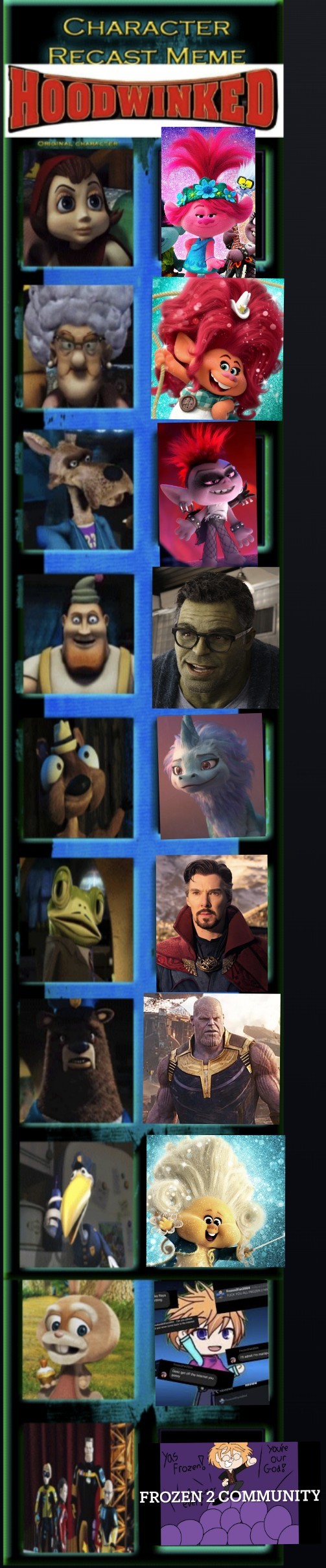 Hoodwinked Cast by alexloustaunau12 on DeviantArt