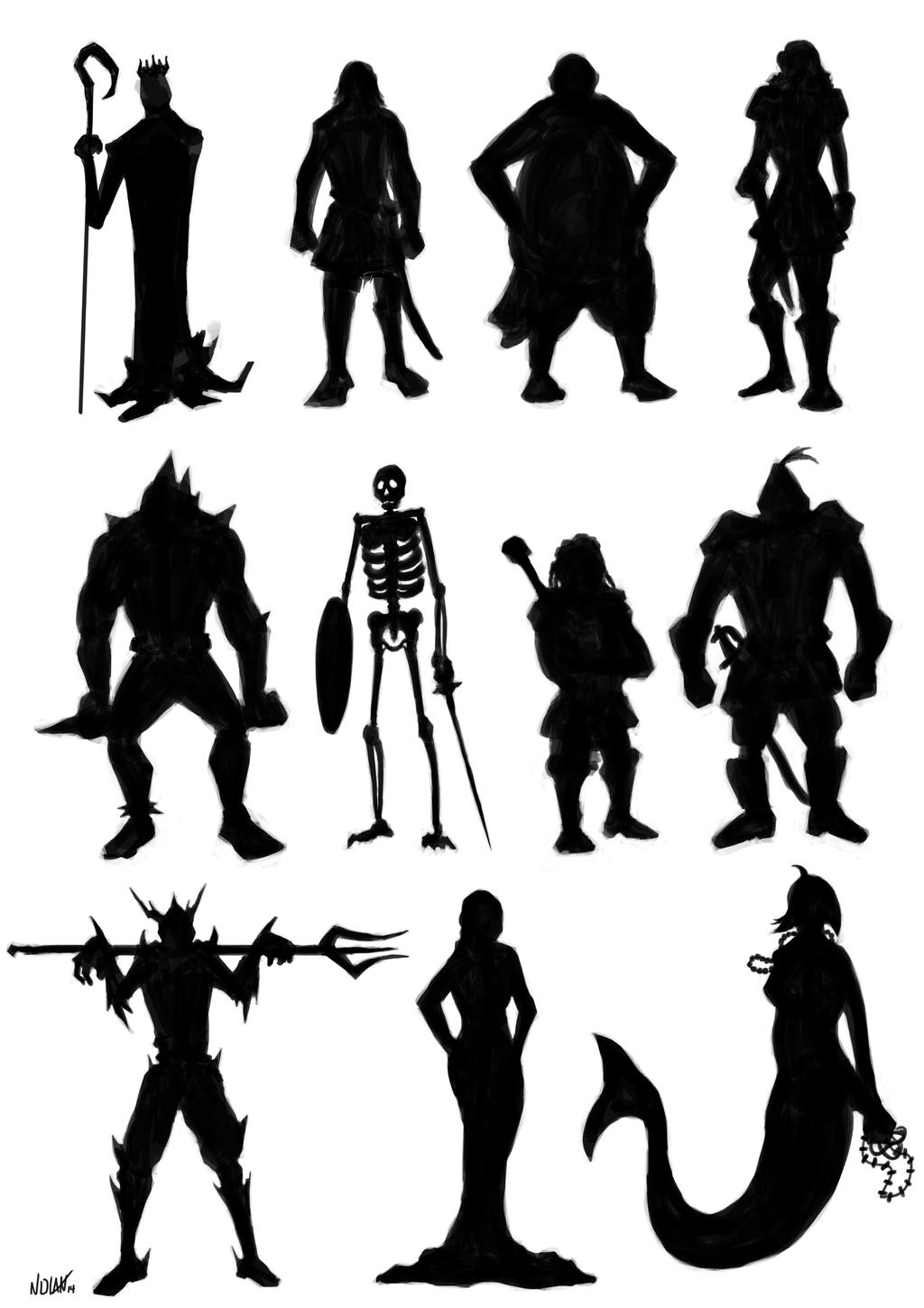 Fantasy Silhouettes