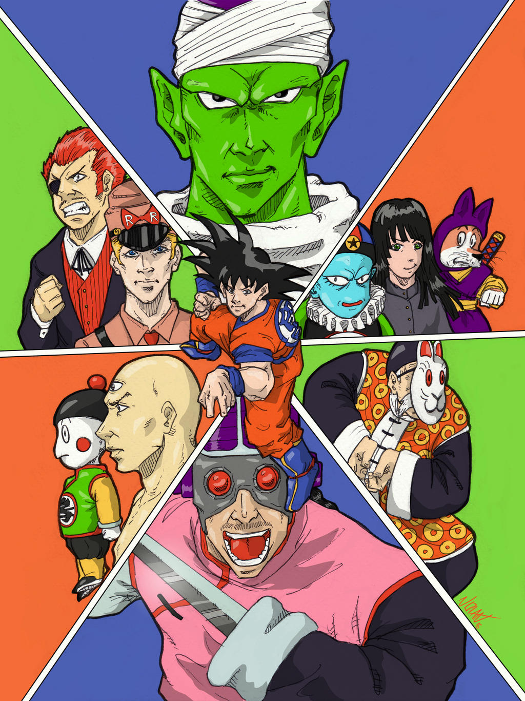 Dragonball - Early Villains by Llewxam888