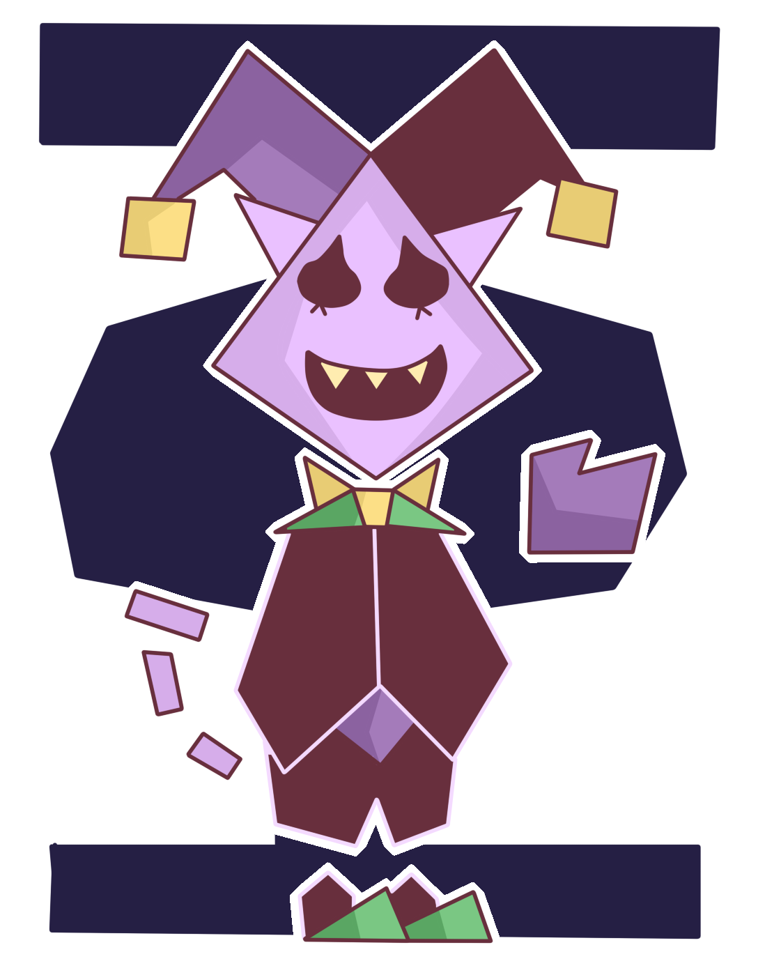 Jevil Redesign by pacherry-iko on DeviantArt