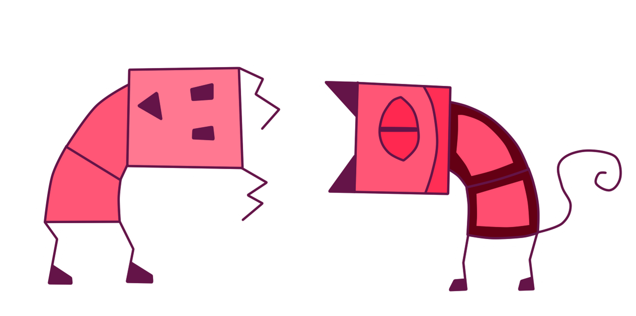 teagin and wolfer by pacherry-iko on DeviantArt