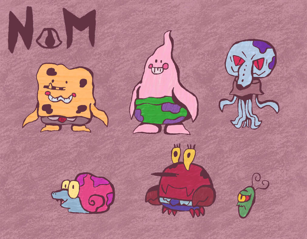 Spongebob Fall Characters Spongebob Squarepants Characters by pacherry-iko on DeviantArt