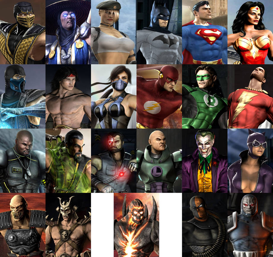 Mortal Kombat vs DC Universe Characters by MnstrFrc on ...