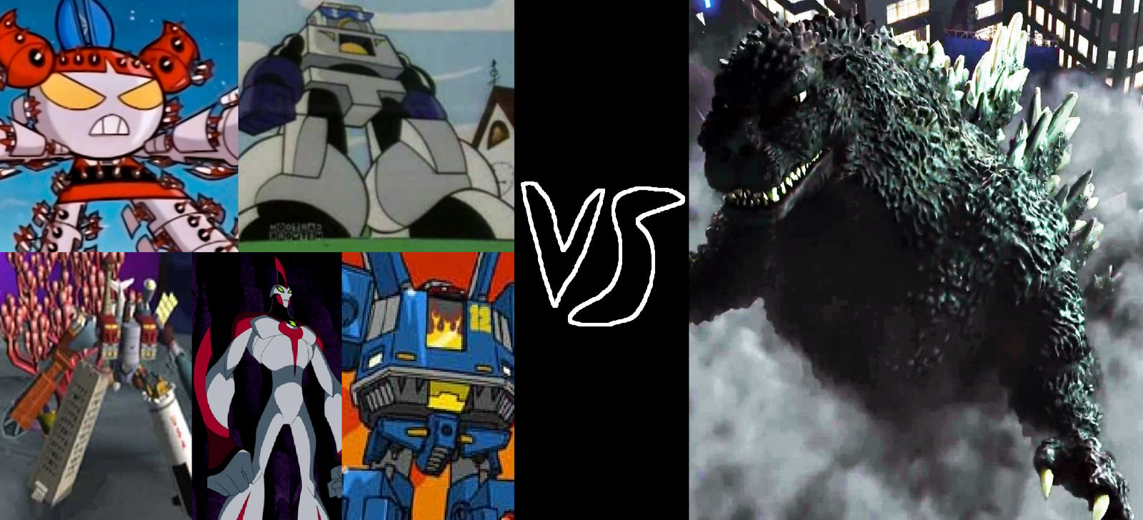 Cartoon Network vs Godzilla by MnstrFrc on DeviantArt