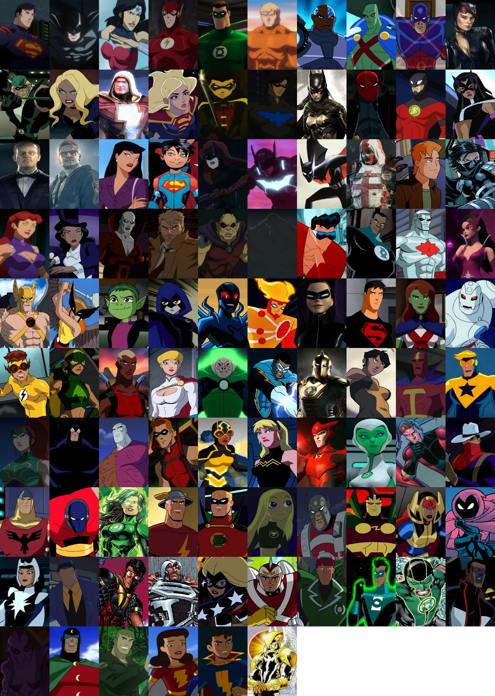 Dc Database Characters DC battle characters heroes by MnstrFrc on DeviantArt