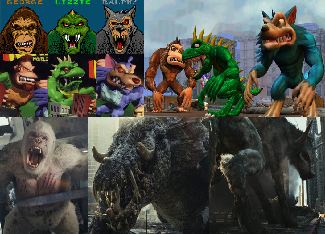 Rampage George Ralph Rampage Games and Movie by MnstrFrc on DeviantArt
