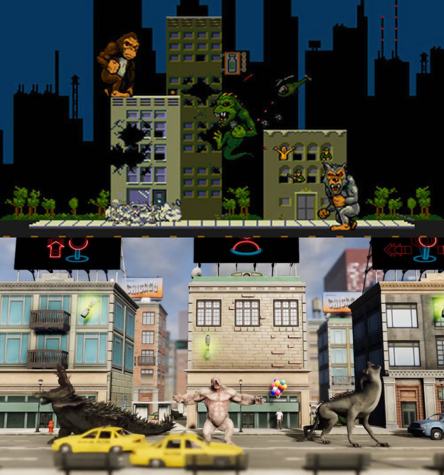 Rampage Arcade Game by MnstrFrc on DeviantArt