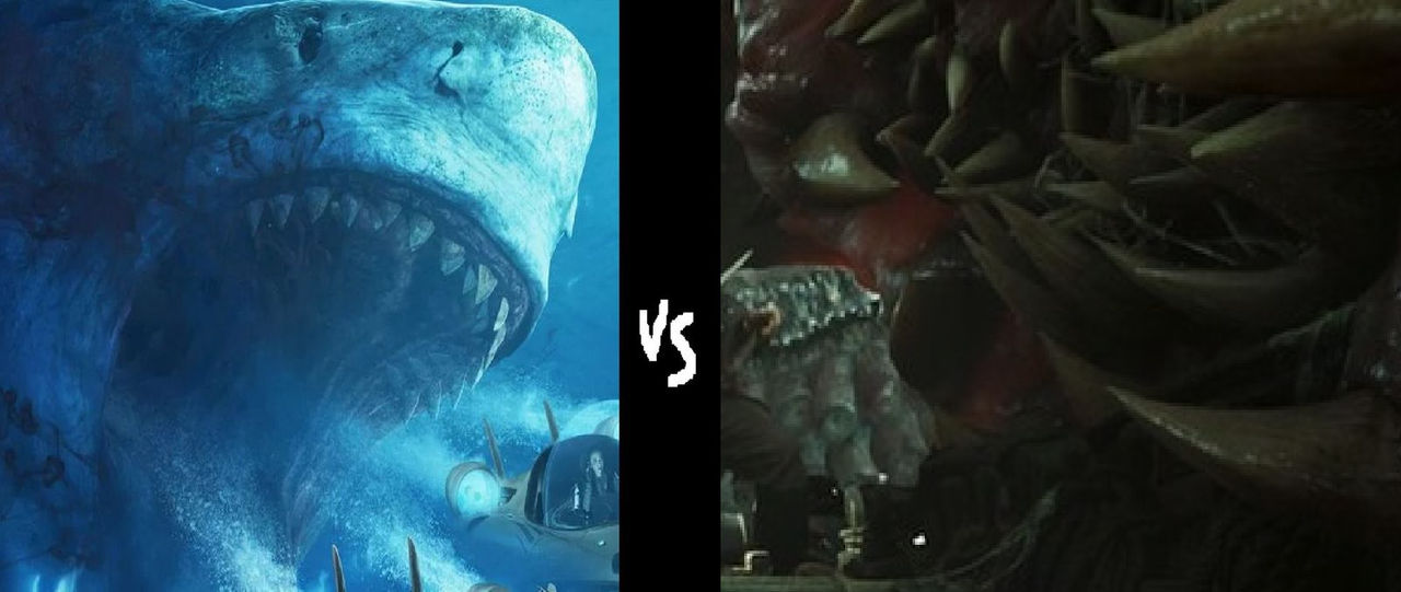 Megalodon vs Kraken by MnstrFrc on DeviantArt