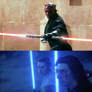 Rey and Ben vs Darth Maul