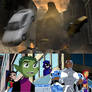 Teen Titans See Godzilla 2014