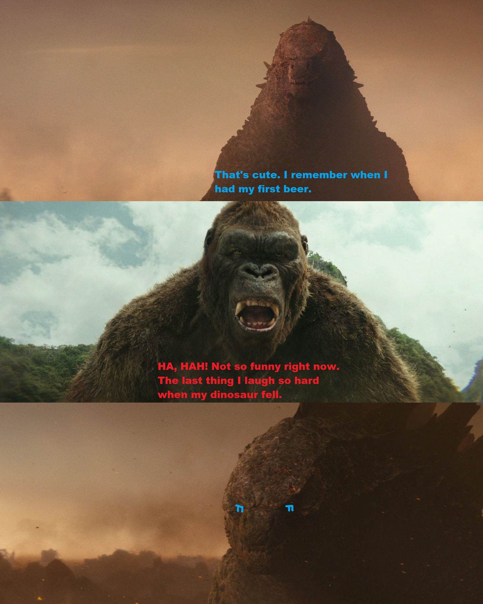 Kong Made Godzilla Cry by MnstrFrc on DeviantArt
