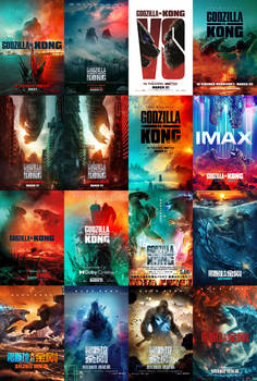 Godzilla vs Kong 2021 Posters