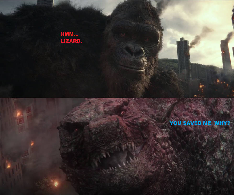 Kong Saved Godzilla MEME by MnstrFrc on DeviantArt