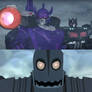 Iron Giant vs Galvatron and Nemesis Prime