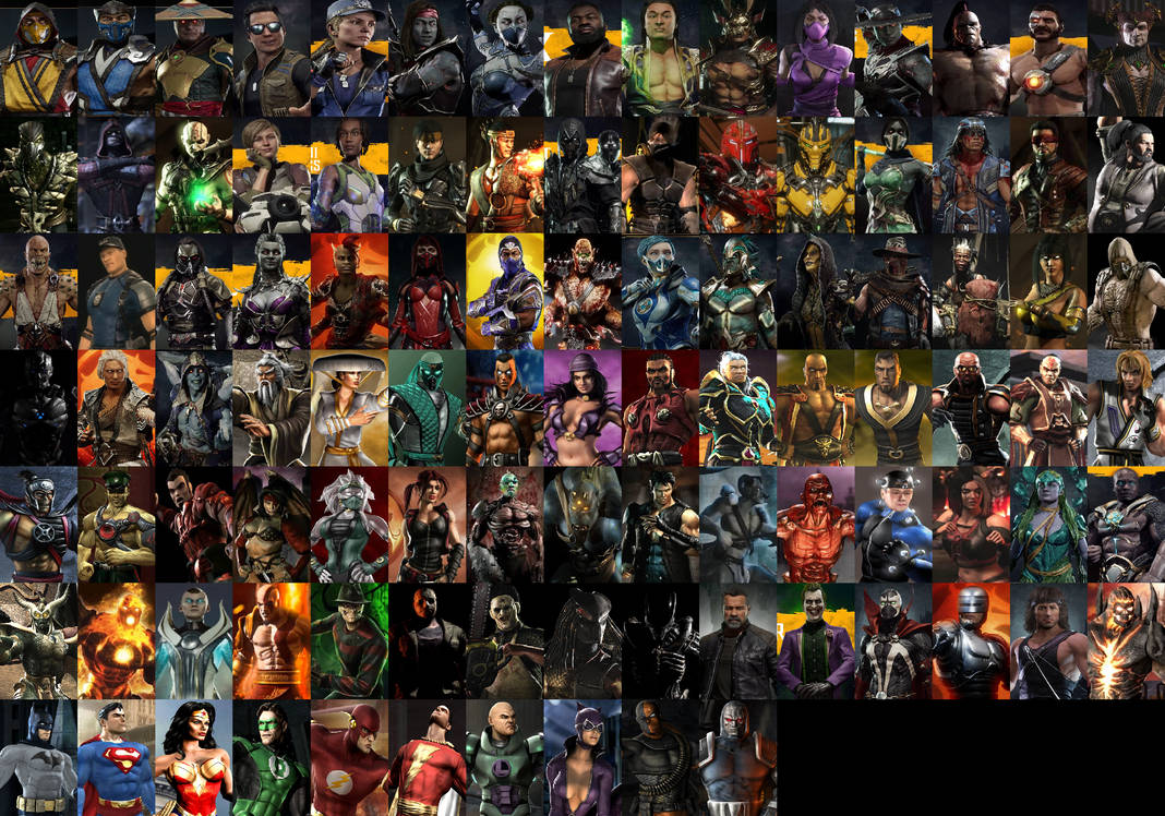 Mortal Kombat All Playable Characters by MnstrFrc on DeviantArt