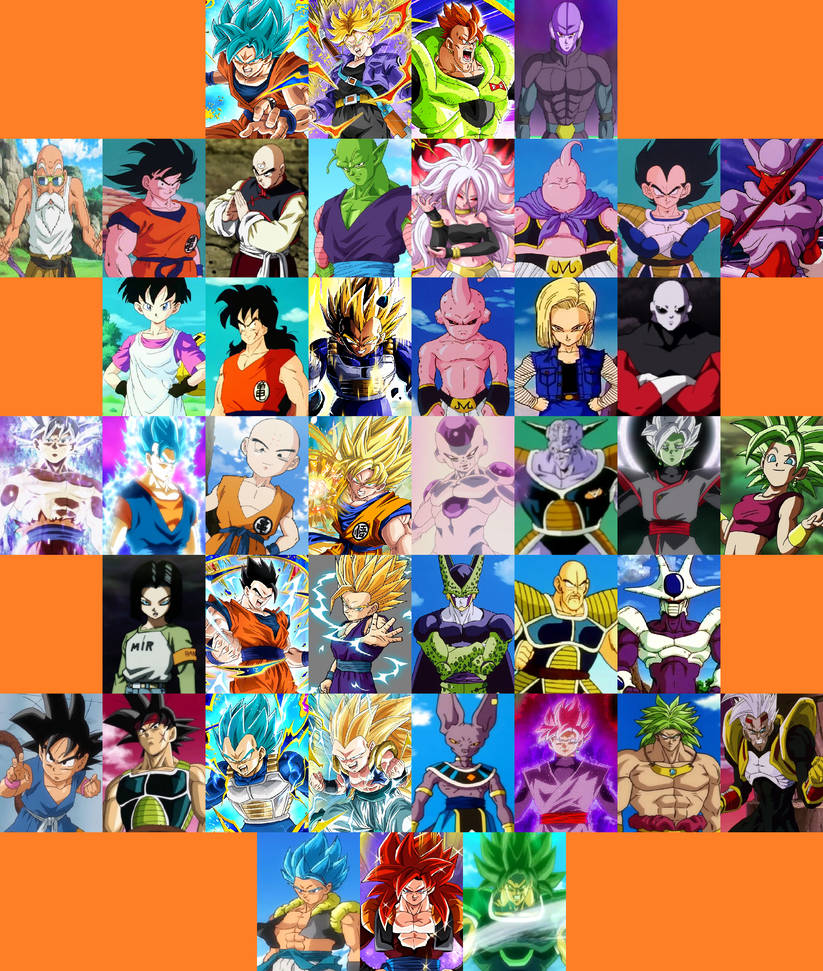 Dragon Ball FighterZ All Characters 2021 by MnstrFrc on DeviantArt
