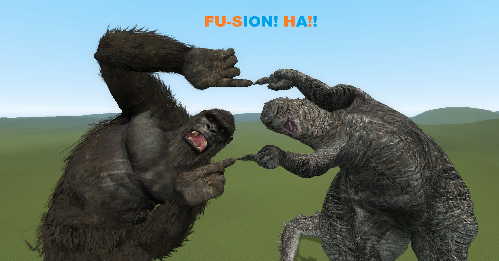 Godzilla Vs Kong Fusion Pose By MnstrFrc On DeviantArt godzilla-vs-kong-fusion-pose-by-mnstrfrc-on-deviantart