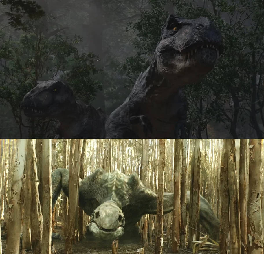 Big Eatie and Little Eatie vs Skullcrawler by MnstrFrc on DeviantArt