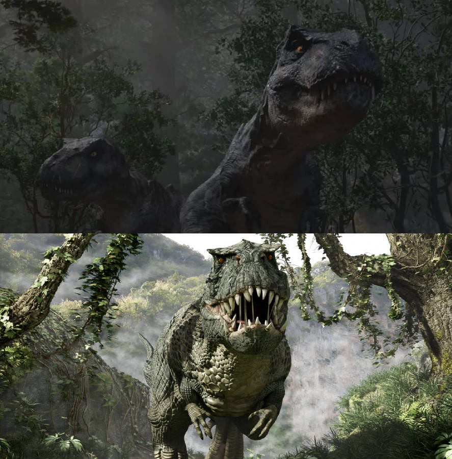 Big Eatie and Little Eatie vs Vastatosaurus Rex by MnstrFrc on DeviantArt