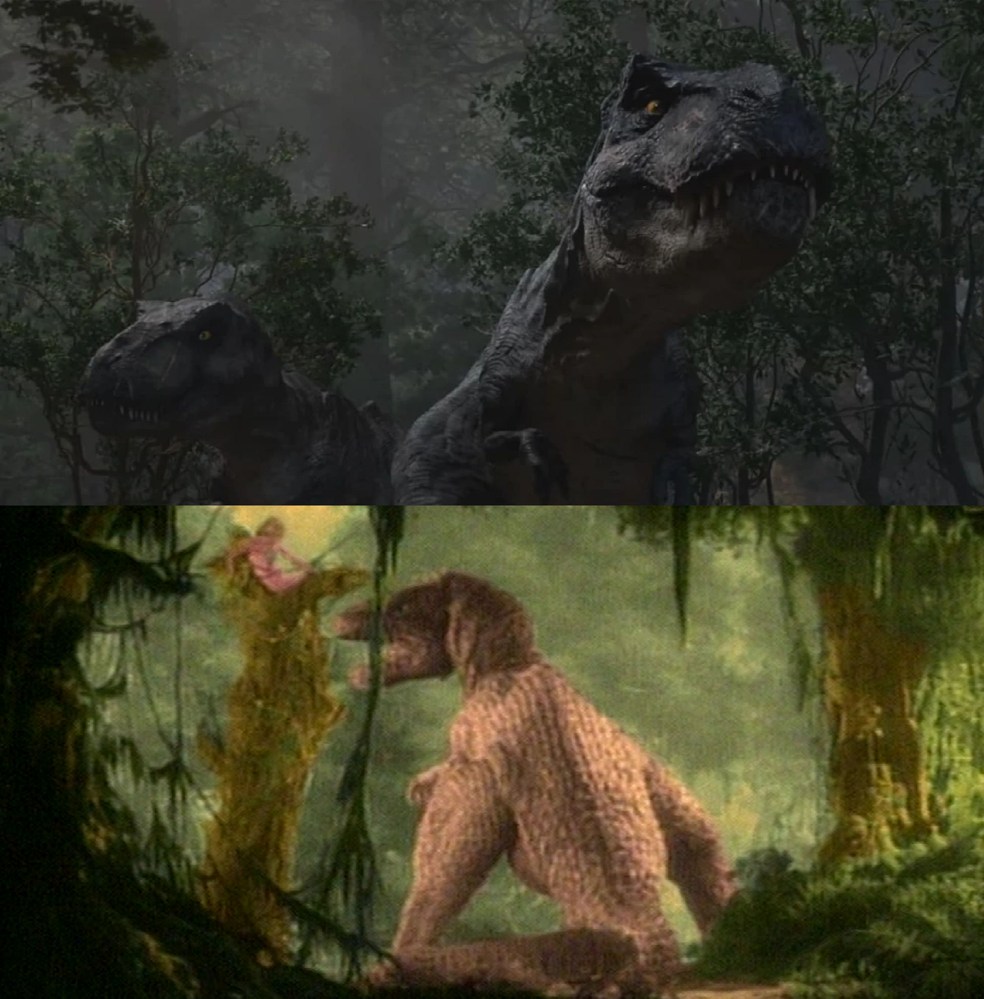 Big Eatie and Little Eatie vs Meat Eater by MnstrFrc on DeviantArt