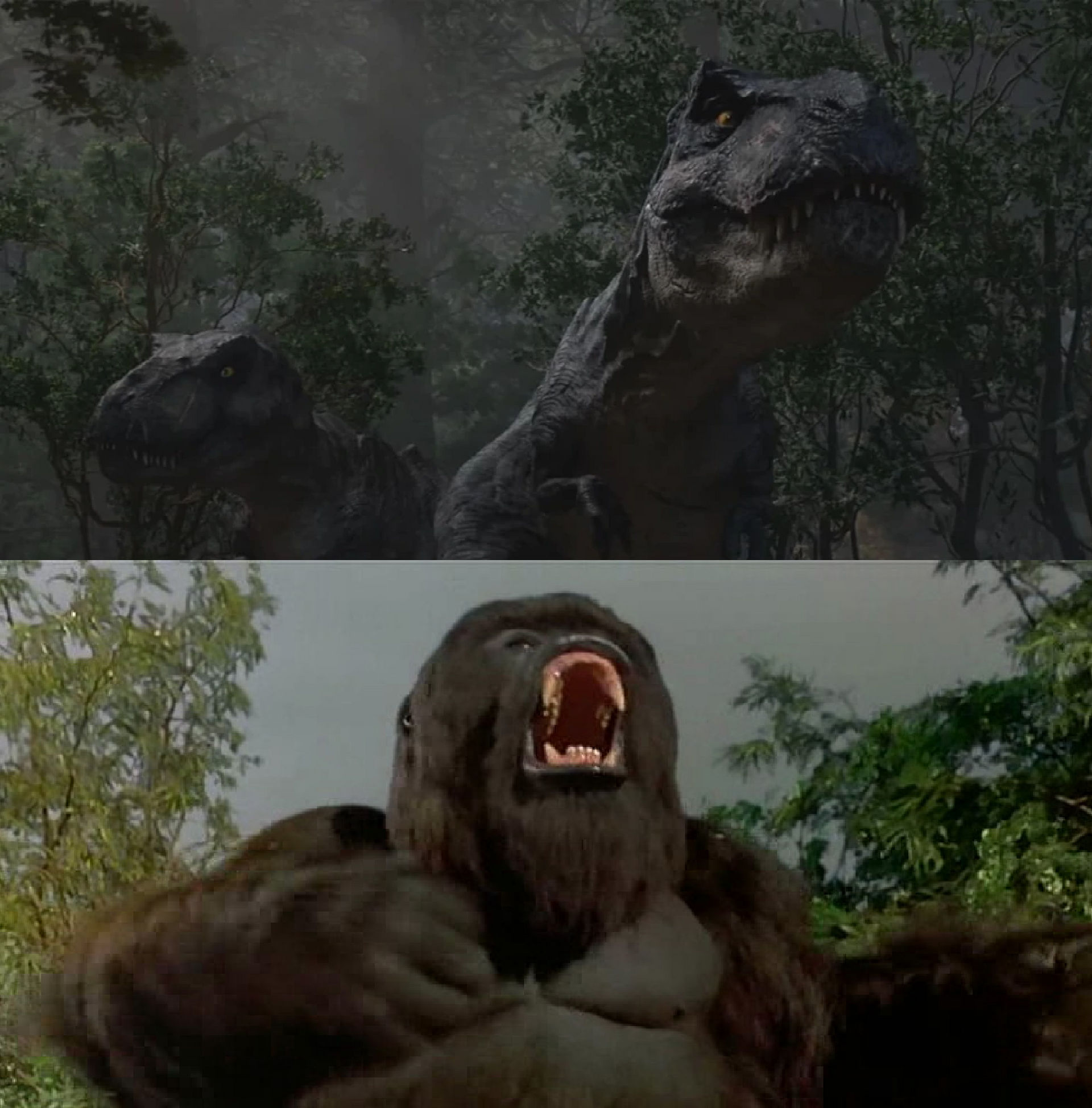 Big Eatie and Little Eatie vs Mighty Joe Young by MnstrFrc on DeviantArt