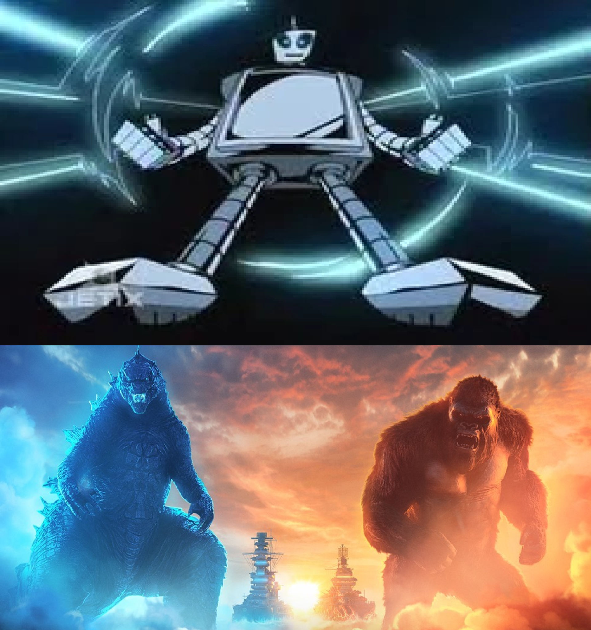 Godzilla Robot Rival Super Robot vs Godzilla and Kong by MnstrFrc on DeviantArt