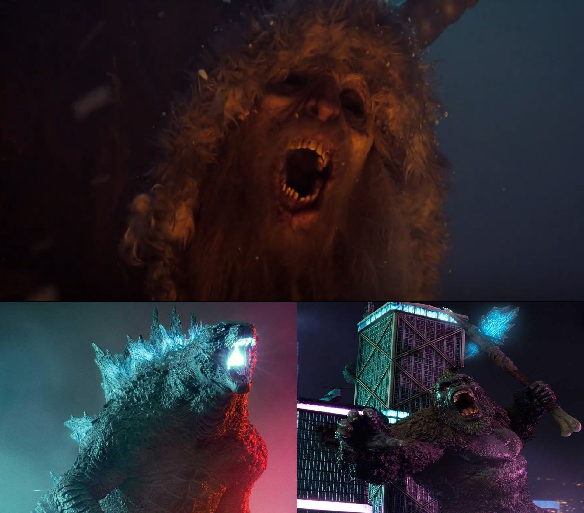 Godzilla and Kong vs Krampus (Edited) by MnstrFrc on DeviantArt