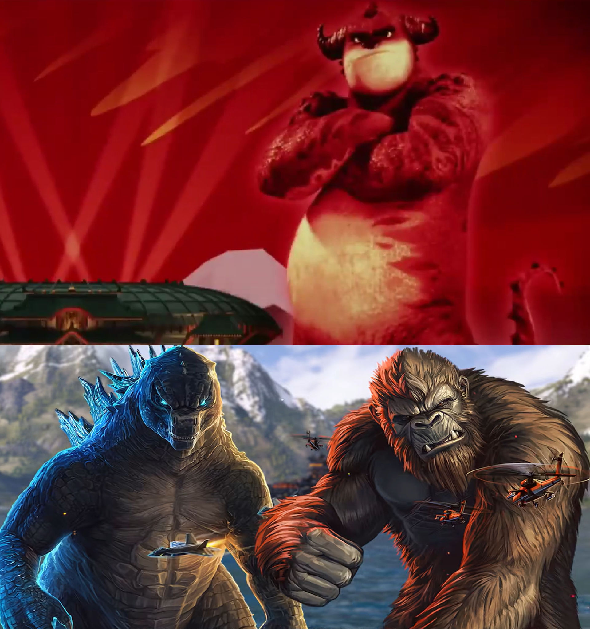 Rayburn Jr vs Godzilla and Kong by MnstrFrc on DeviantArt