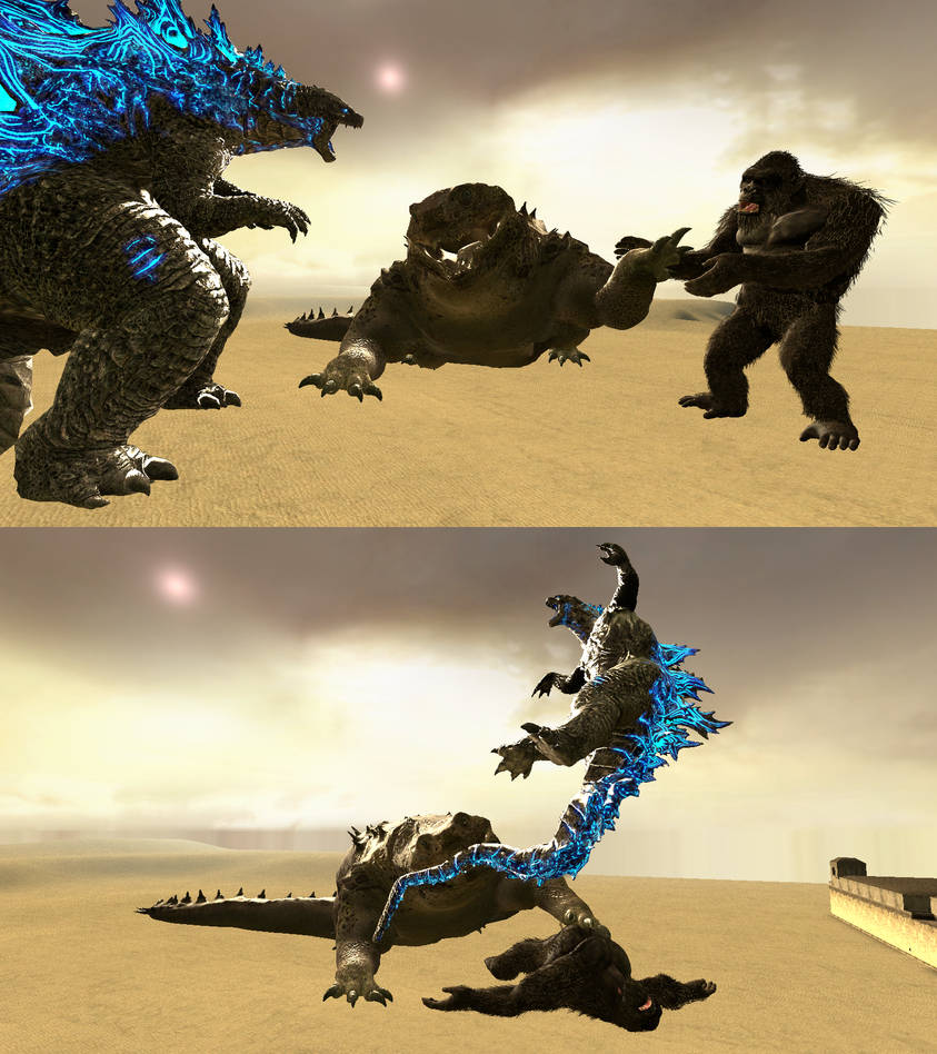 Titanus Doug Battle Godzilla and Kong by MnstrFrc on DeviantArt