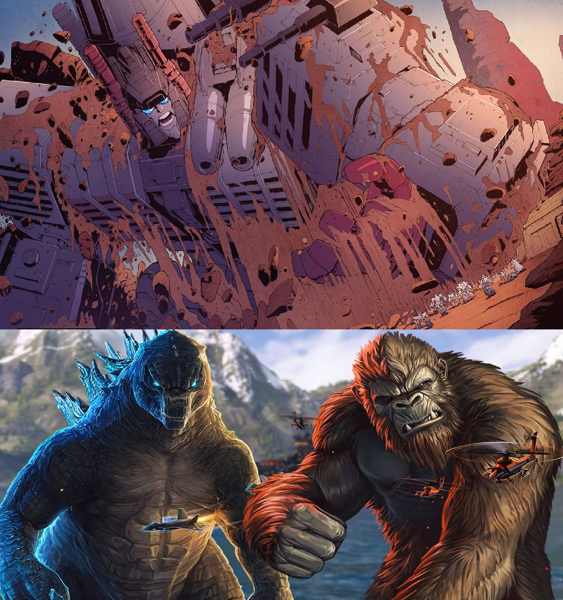 Metrotitan Vs Godzilla And Kong By Mnstrfrc On Deviantart Metrotitan Vs Godzilla And Kong By Mnstrfrc On Deviantart