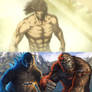 Godzilla and Kong vs Eren Yeager