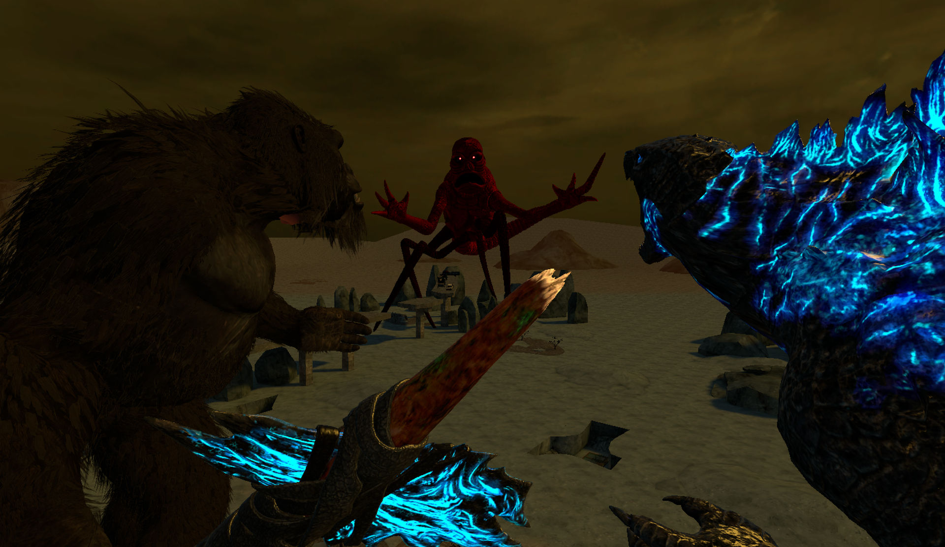 Godzilla and Kong Face Red! by MnstrFrc on DeviantArt