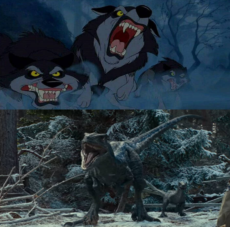 Blue and Beta vs Pack of Wolves (BatB) by MnstrFrc on DeviantArt