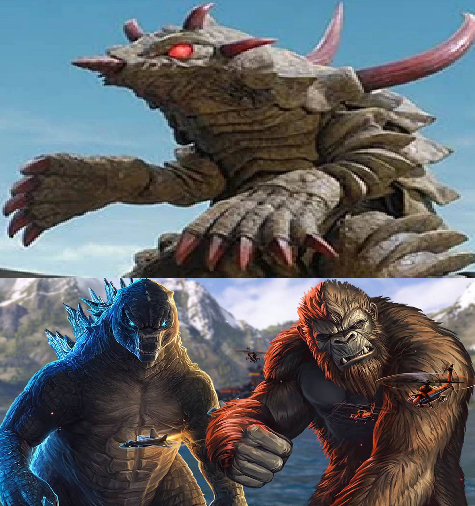 Angross Godzilla and Kong vs Angross by MnstrFrc on DeviantArt