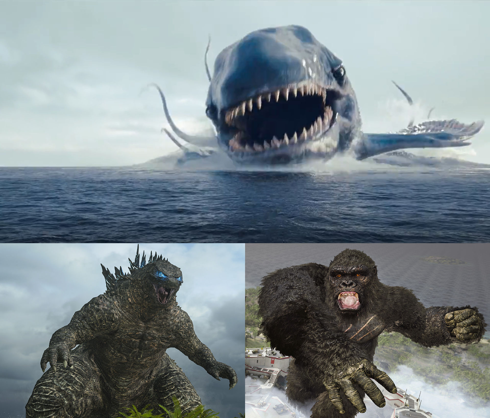 Godzilla and Kong vs Monstro (2022) (2) by MnstrFrc on DeviantArt