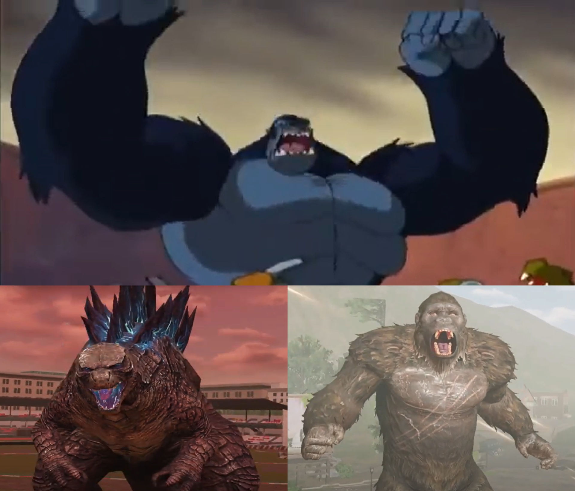 Mega Kong Vs Godzilla And Kong By Mnstrfrc On Deviantart Mega Kong Vs Godzilla And Kong By Mnstrfrc On Deviantart