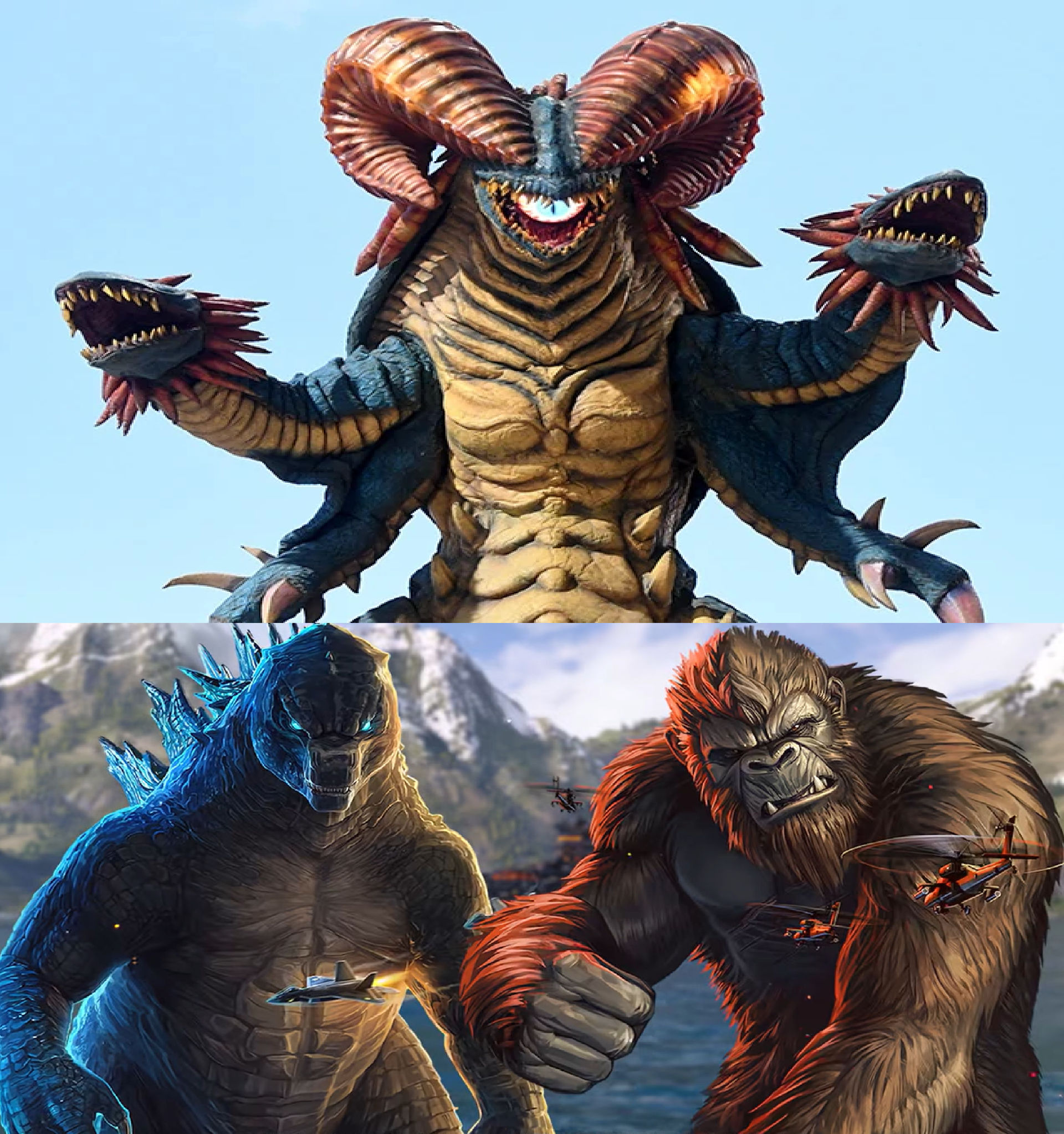 Godzilla Gar Godzilla and Kong vs Gargorgon by MnstrFrc on DeviantArt