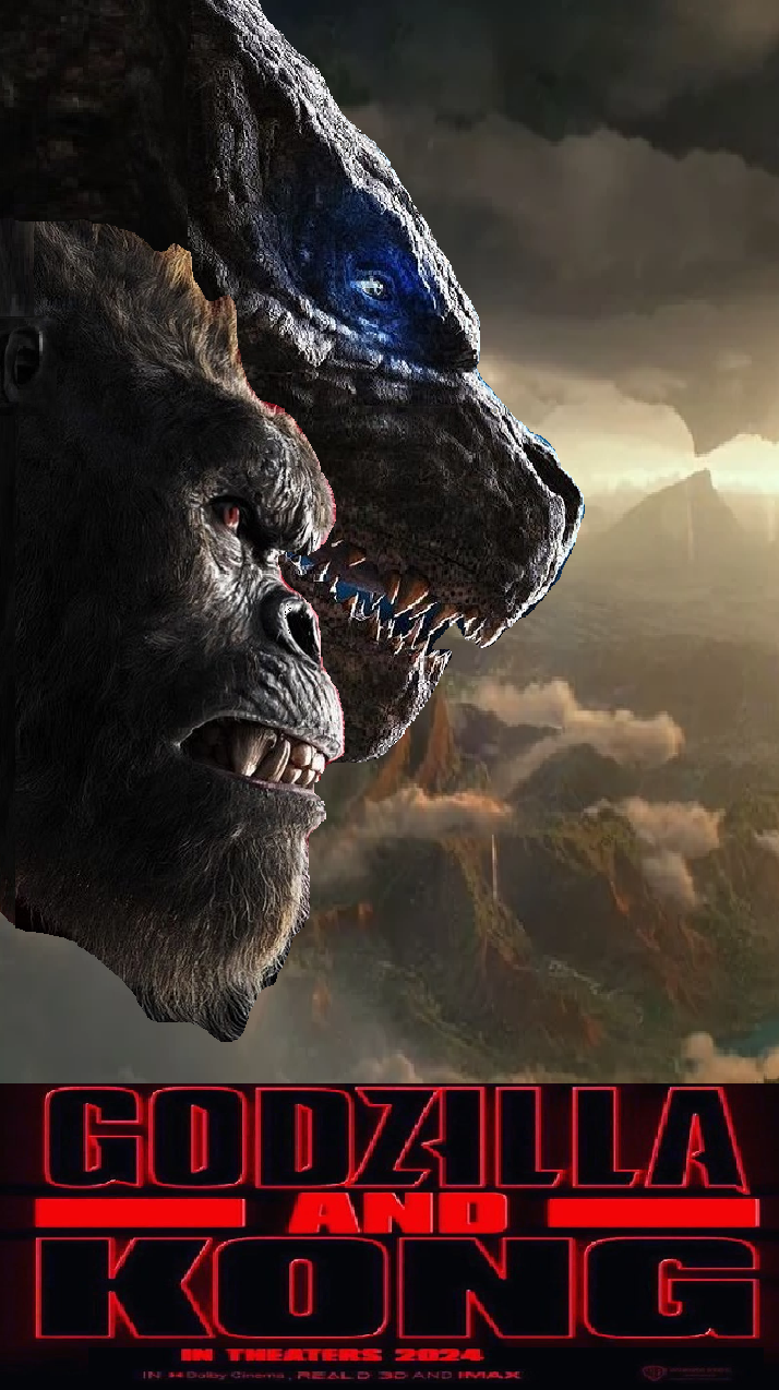 Godzilla and Kong 2024 Fan Poster 1 by MnstrFrc on DeviantArt