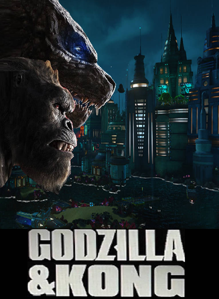 Godzilla and Kong 2024 Fan Poster 2 by MnstrFrc on DeviantArt