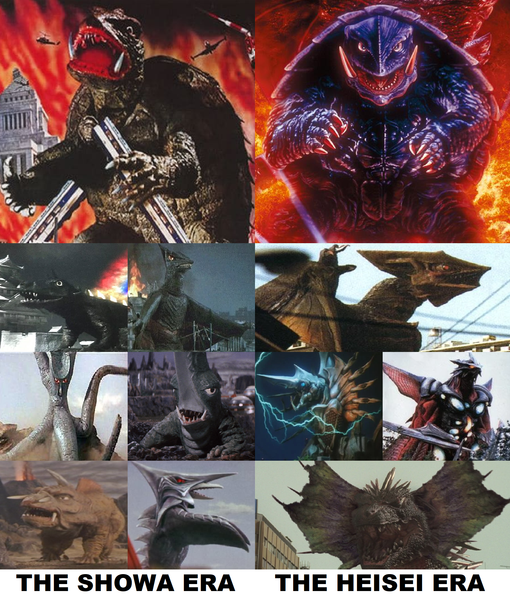 Gamera Main Rival Gamera's Enemies by MnstrFrc on DeviantArt