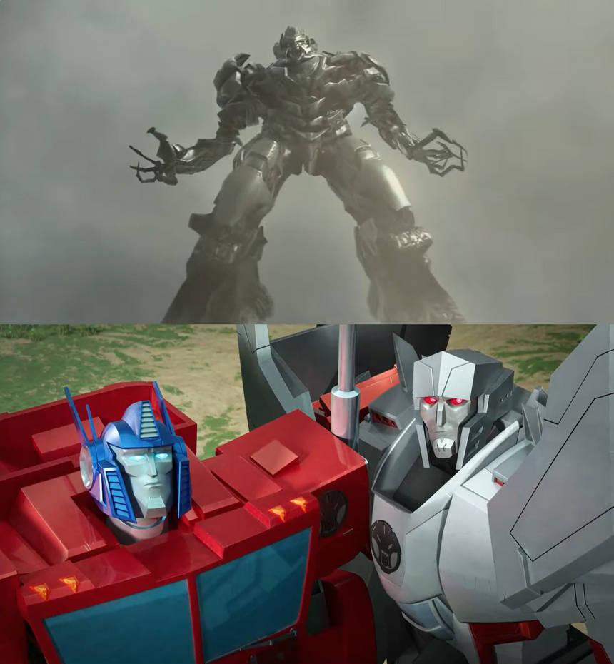 Megatron Rotf Back Optimus Prime and Megatron vs Megatron (ROTF) by MnstrFrc on DeviantArt