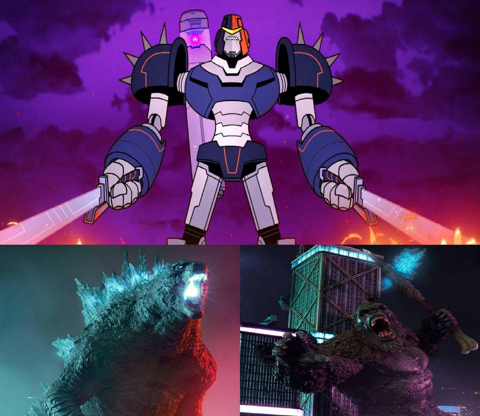 Godzilla And Kong Vs Slade S Giant Robot By Mnstrfrc On Deviantart Godzilla And Kong Vs Slade S Giant Robot By Mnstrfrc On Deviantart