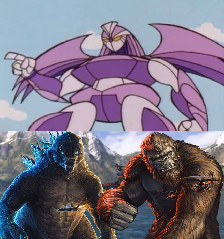 Godzilla And Kong Vs Giant Purple Teacher Robot By Mnstrfrc On Deviantart Godzilla And Kong Vs Giant Purple Teacher Robot By Mnstrfrc On Deviantart