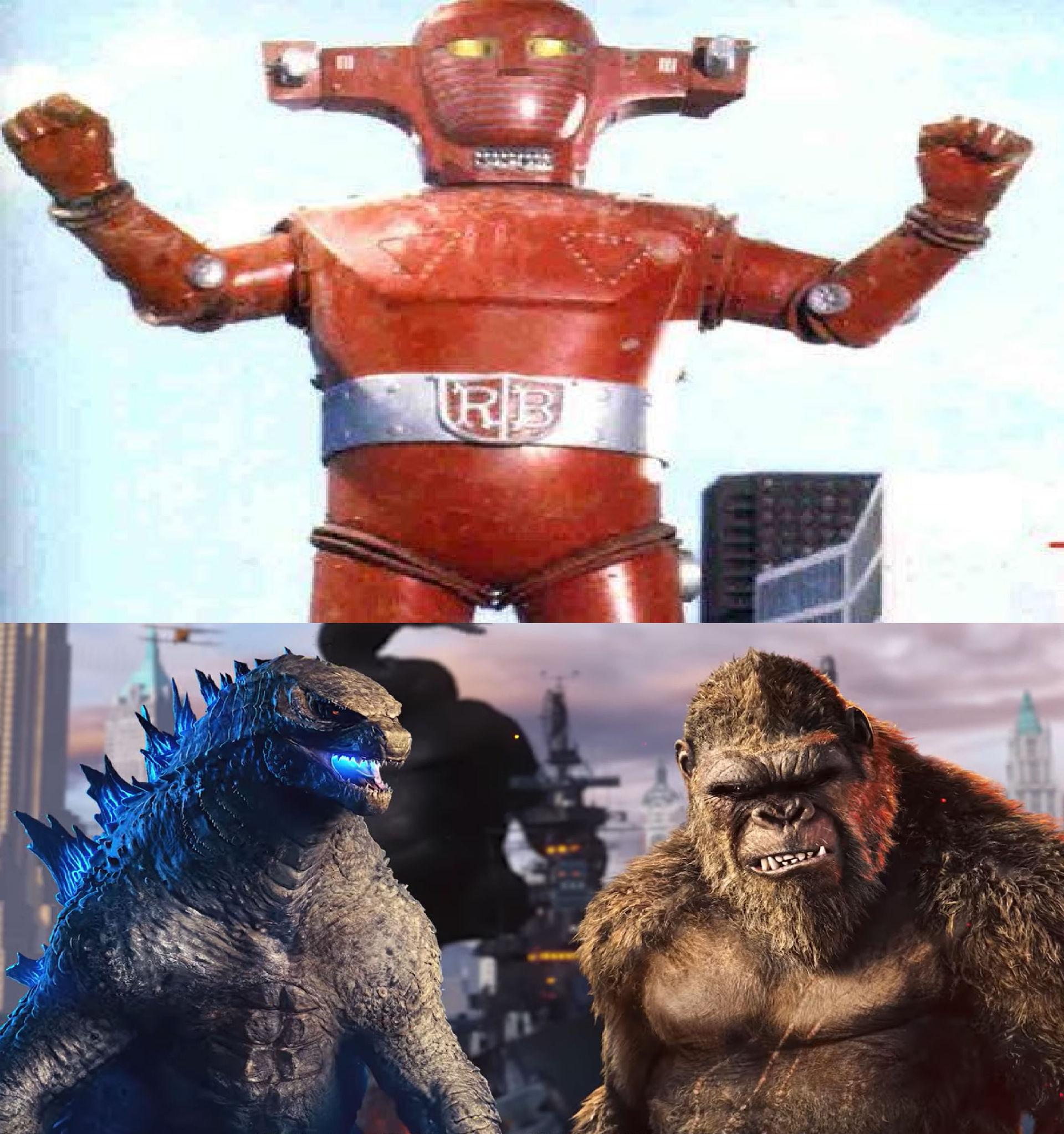 Super Robot Red Baron Vs Godzilla And Kong By Mnstrfrc On Deviantart Super Robot Red Baron Vs Godzilla And Kong By Mnstrfrc On Deviantart