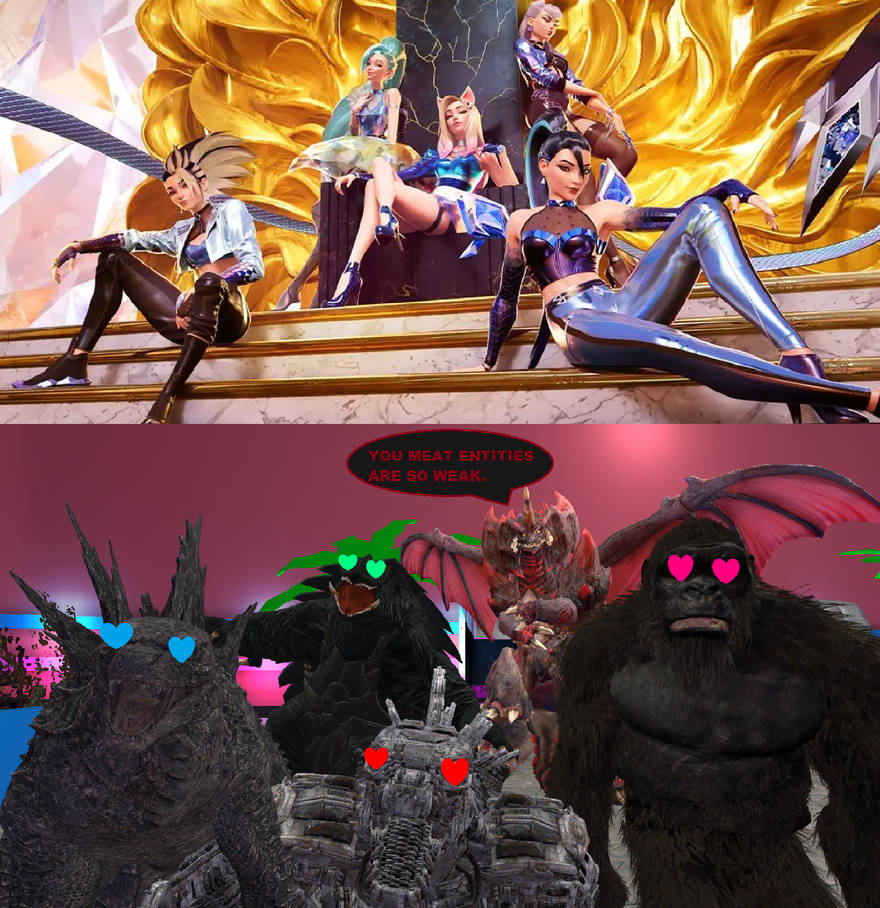 Five Monster Ritual Five Monsters meet K/DA by MnstrFrc on DeviantArt