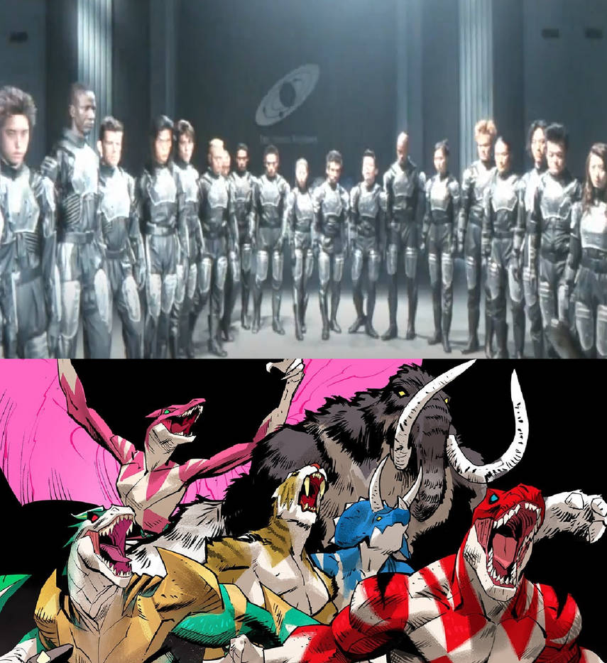 Mighty Mutant Power Rangers vs Mutants by MnstrFrc on DeviantArt