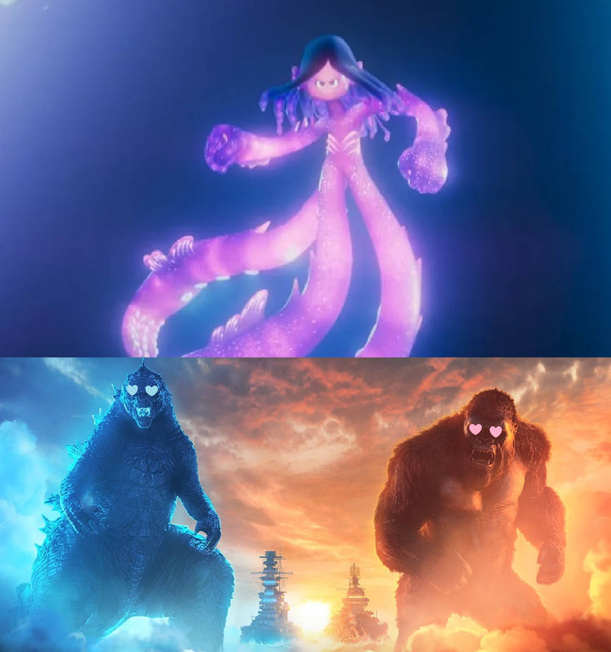 Ruby Gillman vs Godzilla and Kong by MnstrFrc on DeviantArt