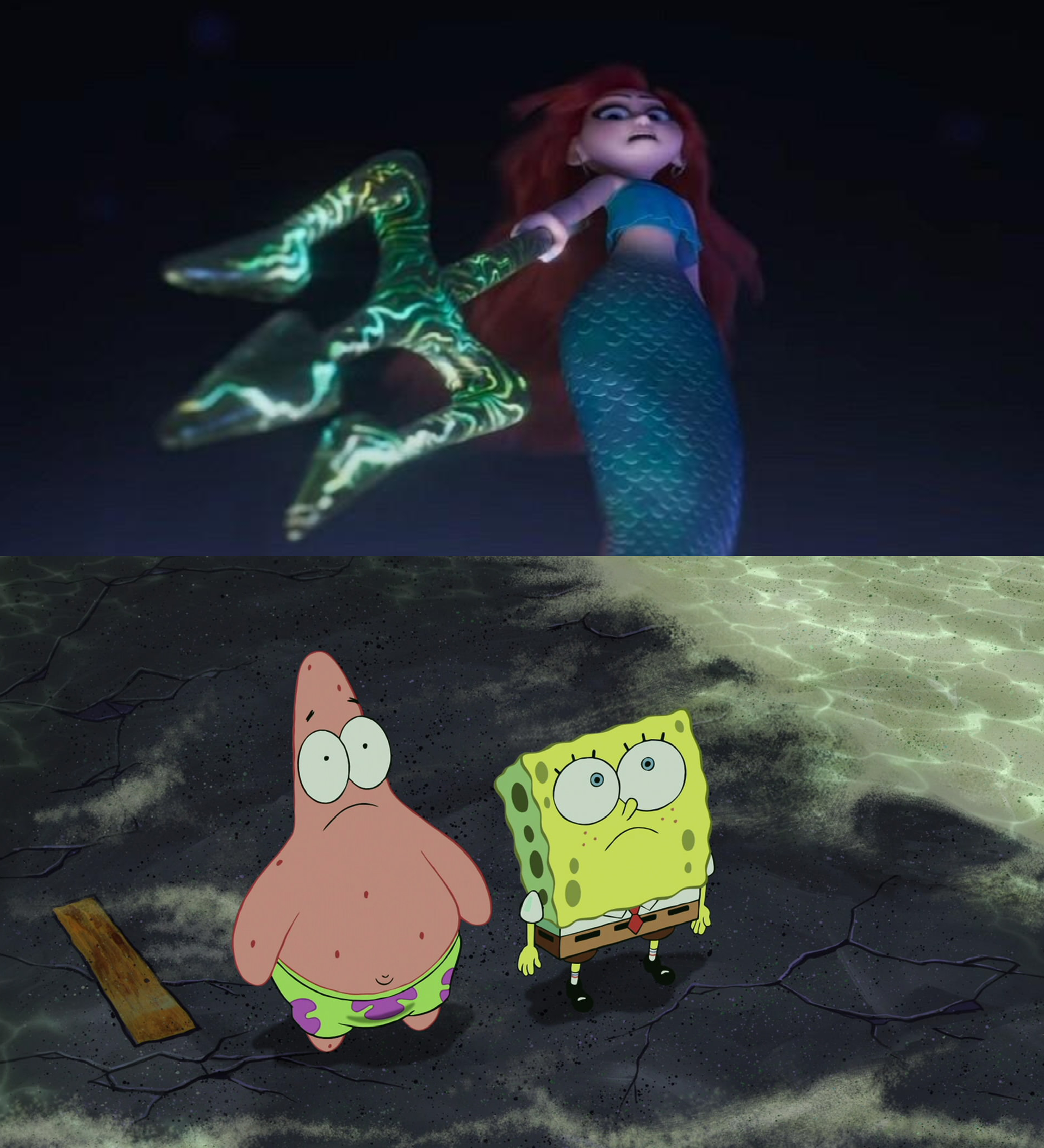 Patrick. See Spongebob and Patrick see Chelsea by MnstrFrc on DeviantArt