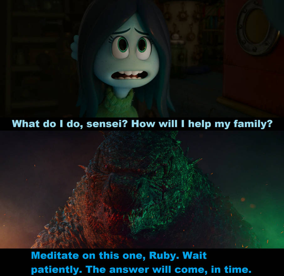 Ruby Gillman and Godzilla by MnstrFrc on DeviantArt