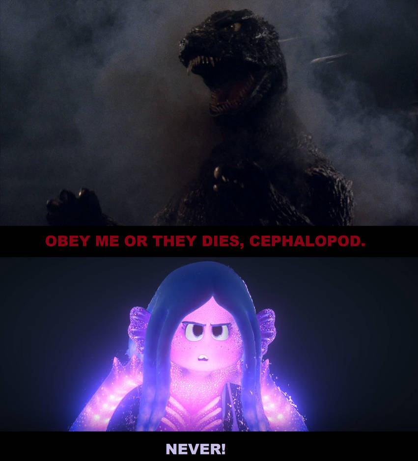 Ruby Gillman vs Godzilla 1985 by MnstrFrc on DeviantArt